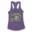 Straight Outta Kilpauk Women's Racerback Tank in Solid Purple Rush Color